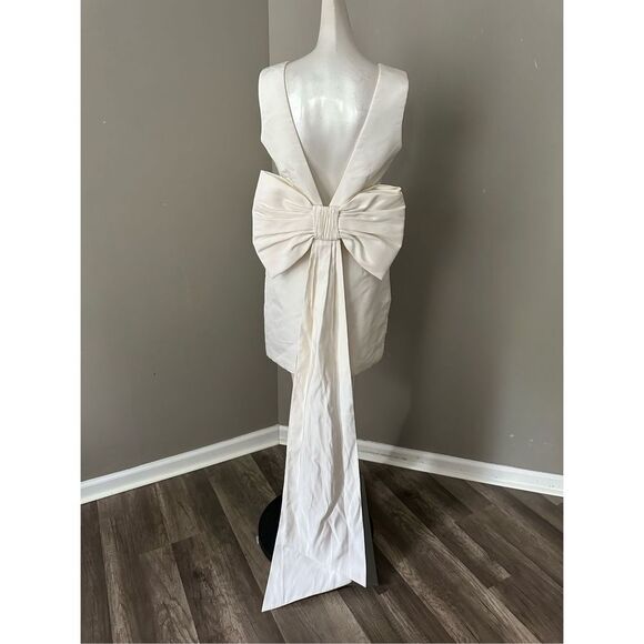 Alexia Maria Ella Silk Faille Mini Dress - Picture 9 of 11